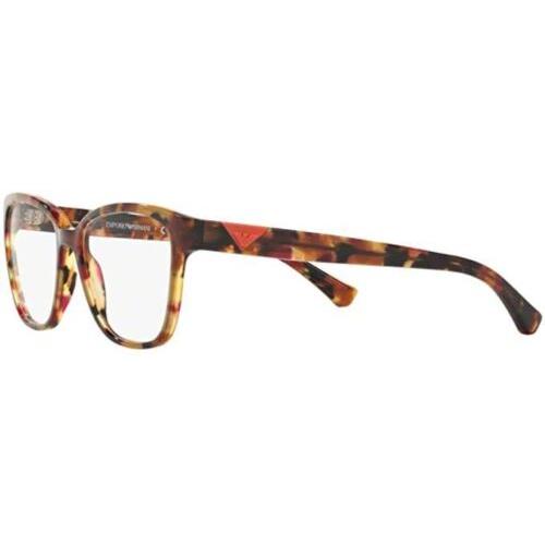 Emporia Armani Eye Glasses in Brown Spot Raspberry EA3094-5541-52 mm