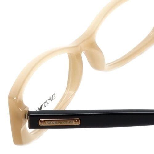 Emporio Armani eyeglasses  - Brown , Multicolor Frame, Clear Lens 4