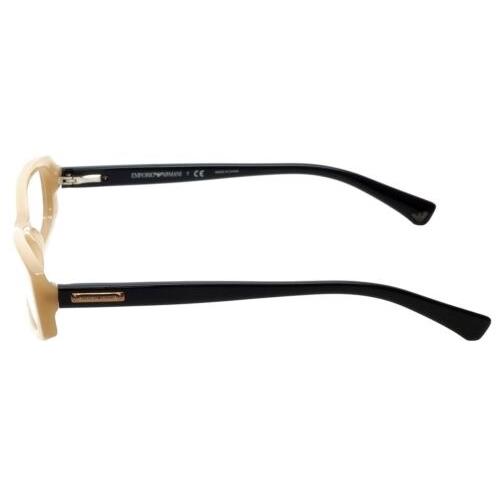 Emporio Armani eyeglasses  - Brown , Multicolor Frame, Clear Lens 5