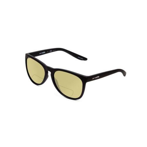 Arnette Go Time Retro Designer Polarize Bi-focal Sunglasses Black 57mm 41 Option Yellow