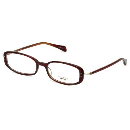 Oliver Peoples eyeglasses CHRISETTE - Burgundy Red , Red Frame, Clear Lens 0