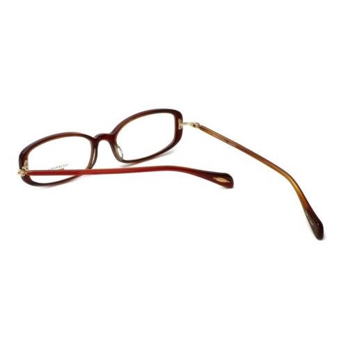 Oliver Peoples eyeglasses CHRISETTE - Burgundy Red , Red Frame, Clear Lens 2