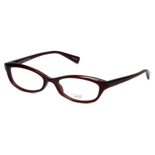 Oliver Peoples Designer Reading Glasses Marceau SI in Burgundy 51mm - Burgundy Red, Frame: Red, Lens: