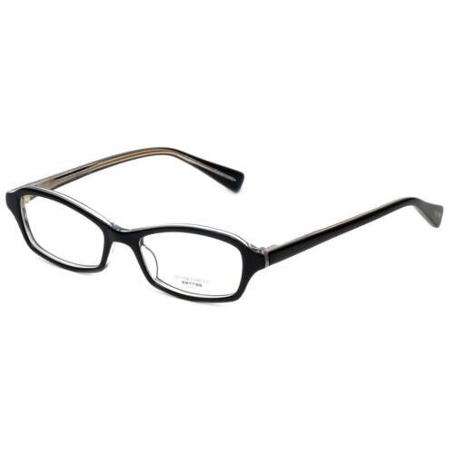 Oliver Peoples Designer Reading Glasses Cylia Bkcry in Black Crystal 45mm - Black Crystal , Black Frame, Clear Lens