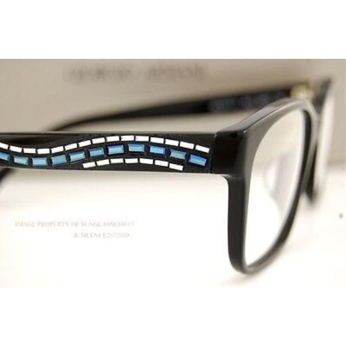 Giorgio Armani Eyeglass Frames AR 7013B 5017 Black For Women - Black Frame