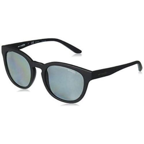 Arnette Men`s AN4230 Cut Back Round Sunglasses Matte Black/polarized Grey 53 m