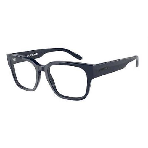 Arnette AN7205 1221 Square Solid Blue Demo Lens 52 mm Men`s Eyeglasses