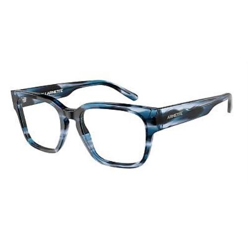 Arnette AN7205 1217 Square Tie-dye Blue Demo Lens 52 mm Men`s Eyeglasses