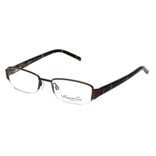Kenneth Cole Designer Reading Glasses KC0164-048-50 mm in Brown Marble Pik Power
