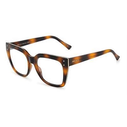 Jimmy Choo Jch JC329 Eyeglasses 0086 Havana