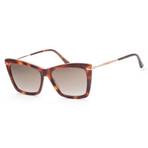 Jimmy Choo Women`s SADYS-0086-HA 56mm Dark Havana Sunglasses