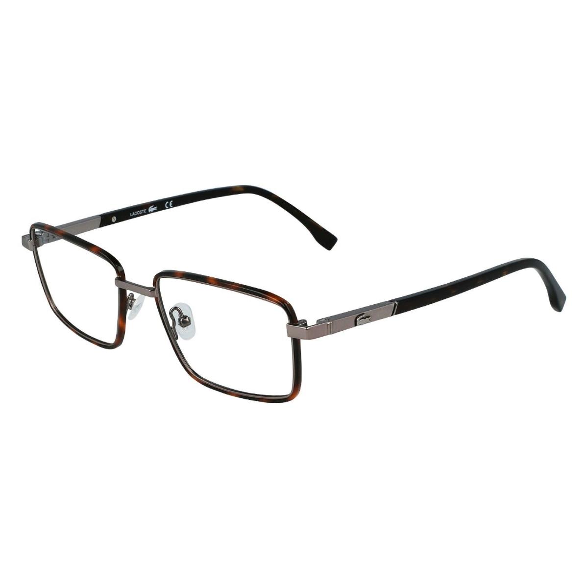 Lacoste L2278 022 54mm Eyeglasses Men`s Dark Grey Full Rim