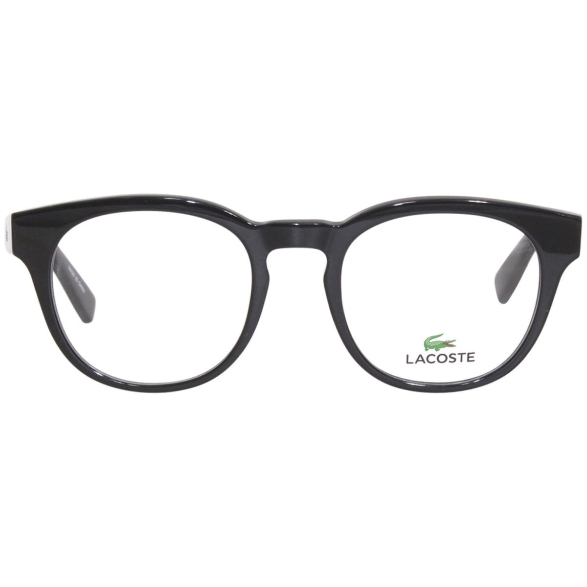 Lacoste L2904 001 Eyeglasses Frame Black Full Rim Oval Shape 49mm
