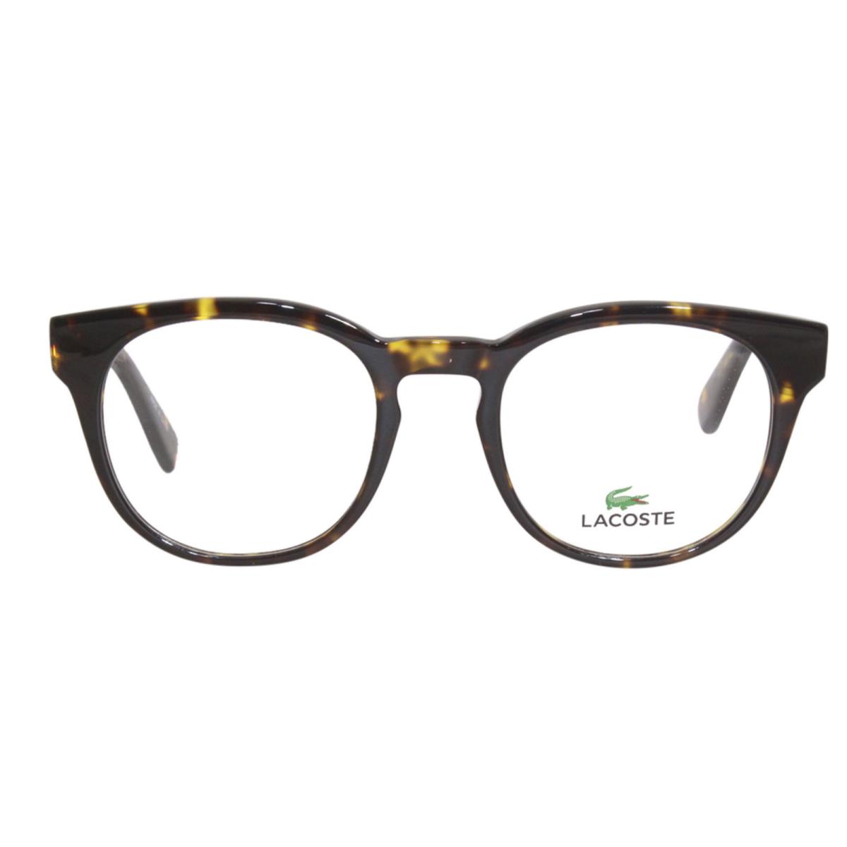 Lacoste L1212 Collection Eyeglasses L2904 230 49-20 145 Round Tortoise Frame