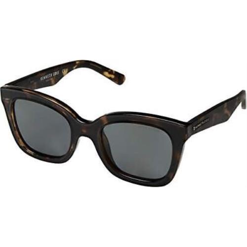 Kenneth Cole Reaction Polarized Sunglasses KC7210 Dark Havana Tort / Smoke Grey