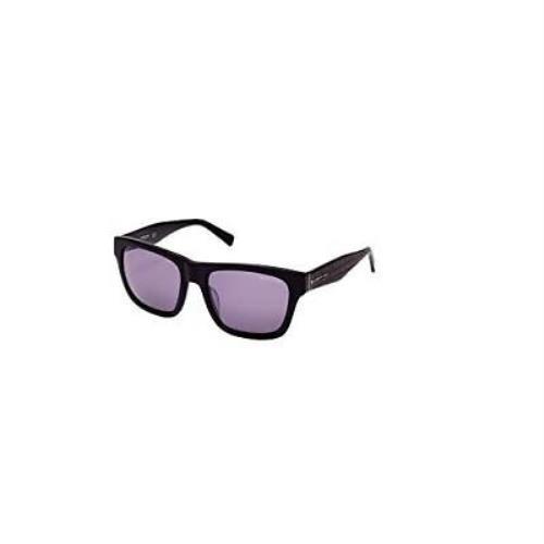 Kenneth Cole Reaction Designer Sunglasses KC7220-02C-56 mm in Black/smoke Mirror