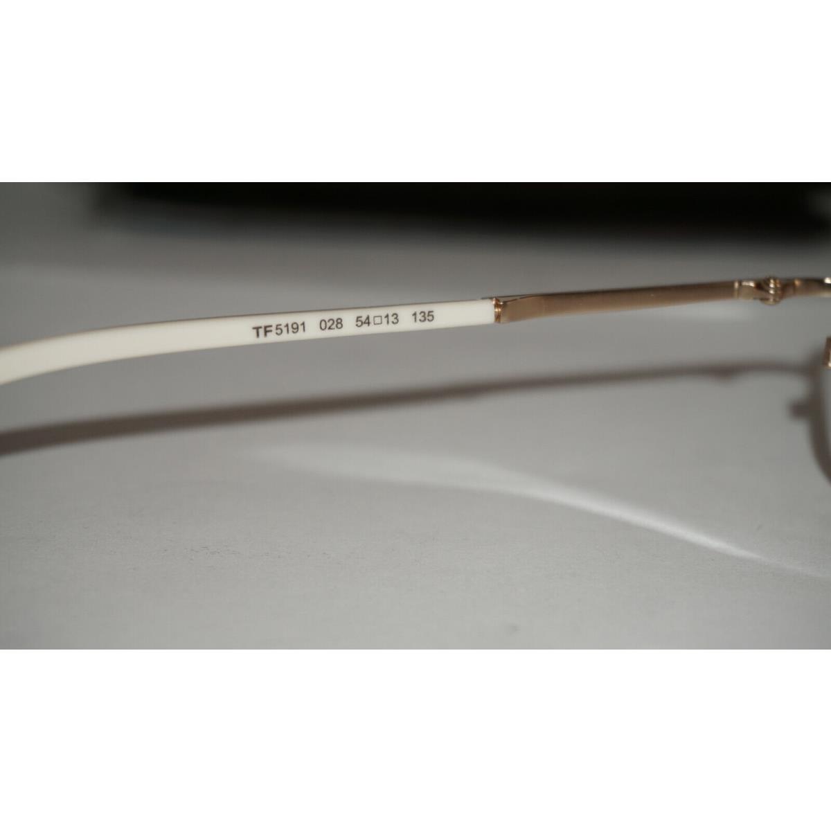 Tom Ford eyeglasses  - White Gold, Frame: White Gold TF5191 028 54 13 135 7