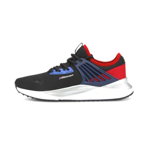 Mens Puma Bmw Mms M Pacer Future Black White Red Driving Racing Kart Cat Shoes