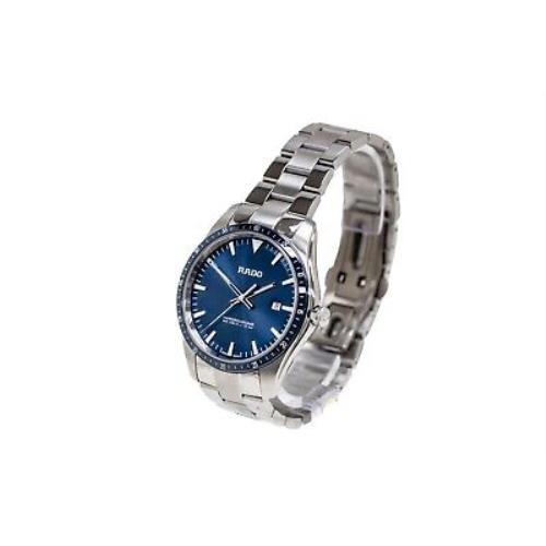Rado Hyperchrome R32502203 Men`s 44.9mm Quartz Blue Dial Stainless Steel Watch