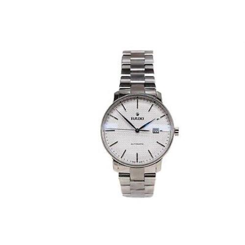 Rado Coupole Classic Automatic R22876013 Men`s 41mm Stainless Steel Watch - Silver Dial, Silver Band, Silver Bezel
