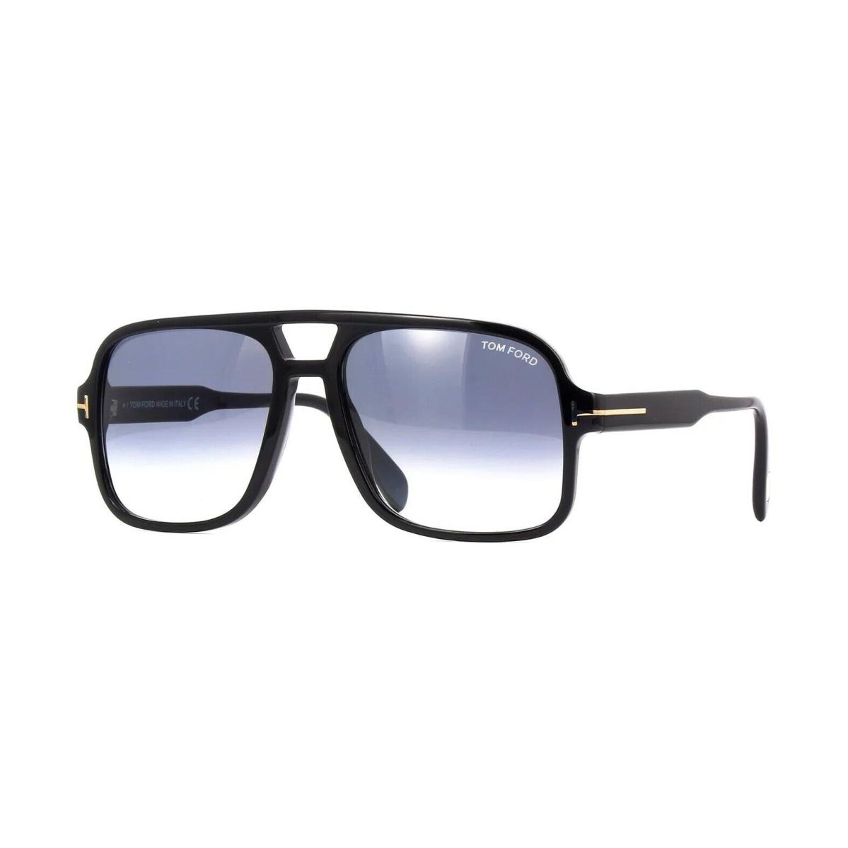 Tom Ford FALCONER-02 FT0884 Shiny Black/grey Shaded 01B Sunglasses