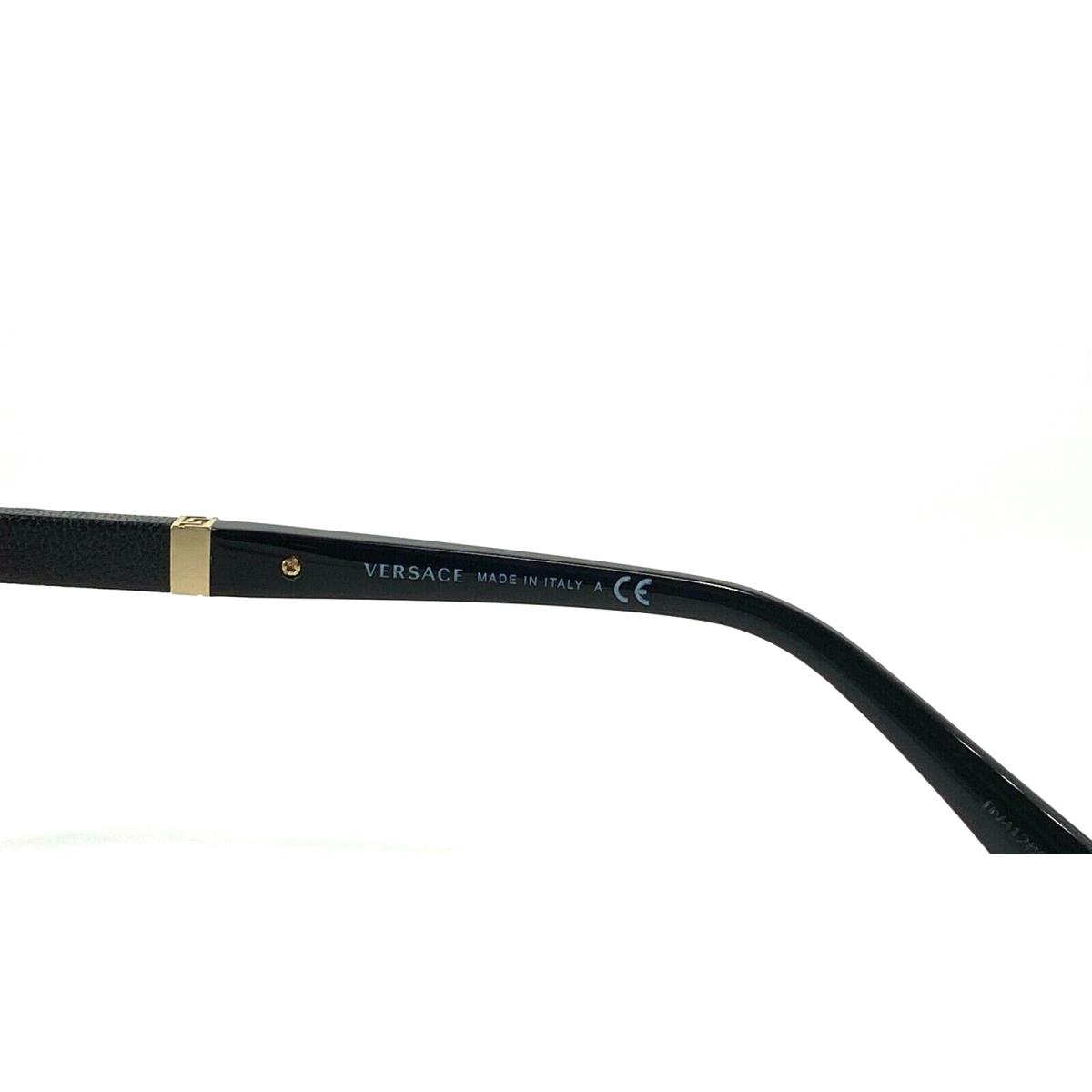 Versace eyeglasses  - 1366 Black / Pale Gold , Black Frame 2