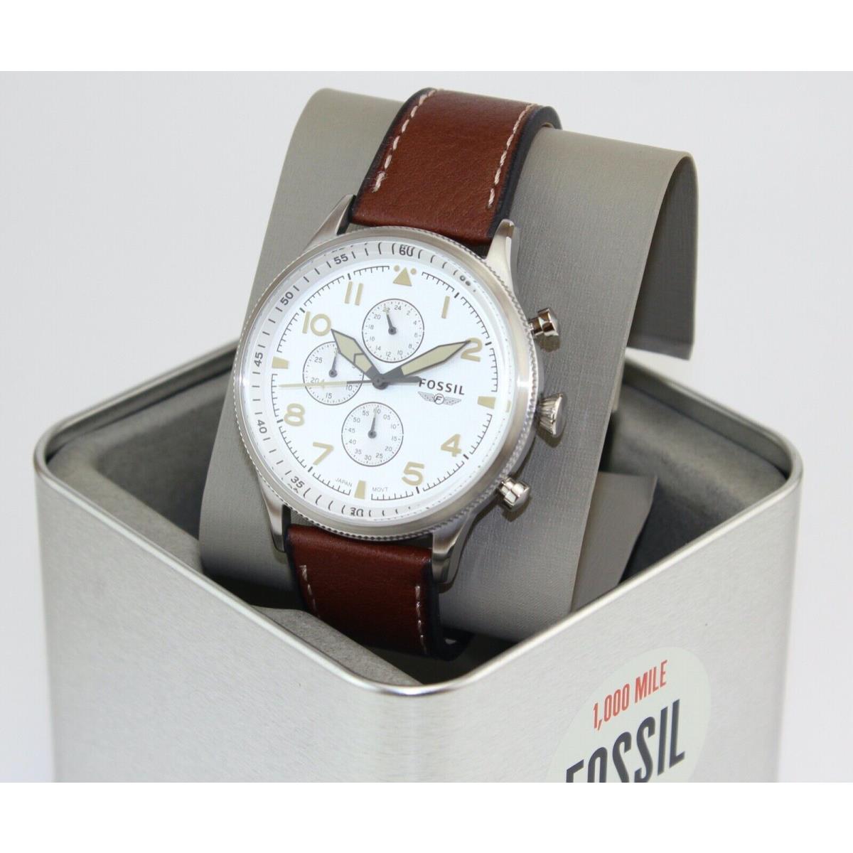 Fossil flynn pilot online chronograph