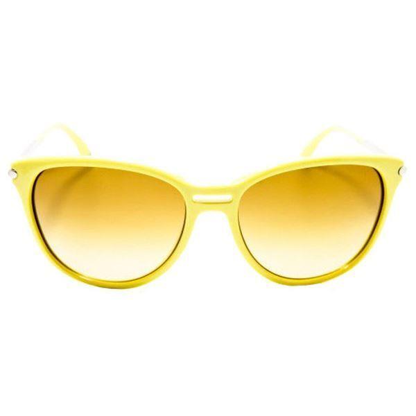 Emporio Armani EA4006 50762L Women Sunglasses Yellow / Light Brown Gradient