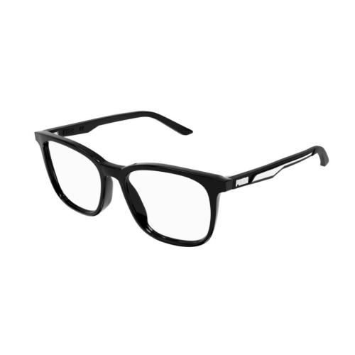 Puma PJ0061O 001 Black/black Square Junior Full-rim Eyeglasses