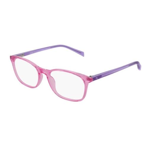 Puma PJ0031O 003 Pink-violet Square Junior Full-rim Eyeglasses