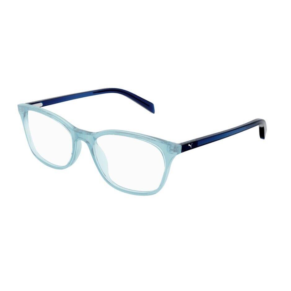 Puma PJ0031O 009 Light Blue-blue Square Junior Full-rim Eyeglasses