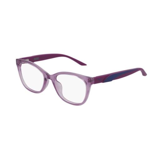 Puma PJ0055O 003 Pink-violet Cat-eye Junior Full-rim Eyeglasses