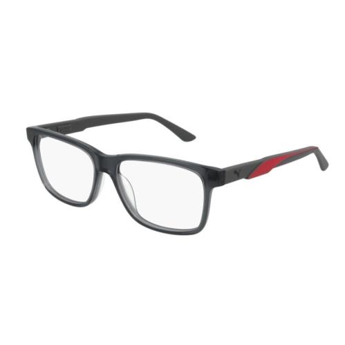 Puma PU0341O 004 Grey-grey Rectangular Full-rim Unisex Eyeglasses