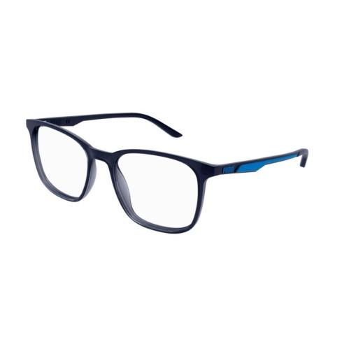Puma PU0371O 002 Blue-blue Square Full-rim Unisex Eyeglasses
