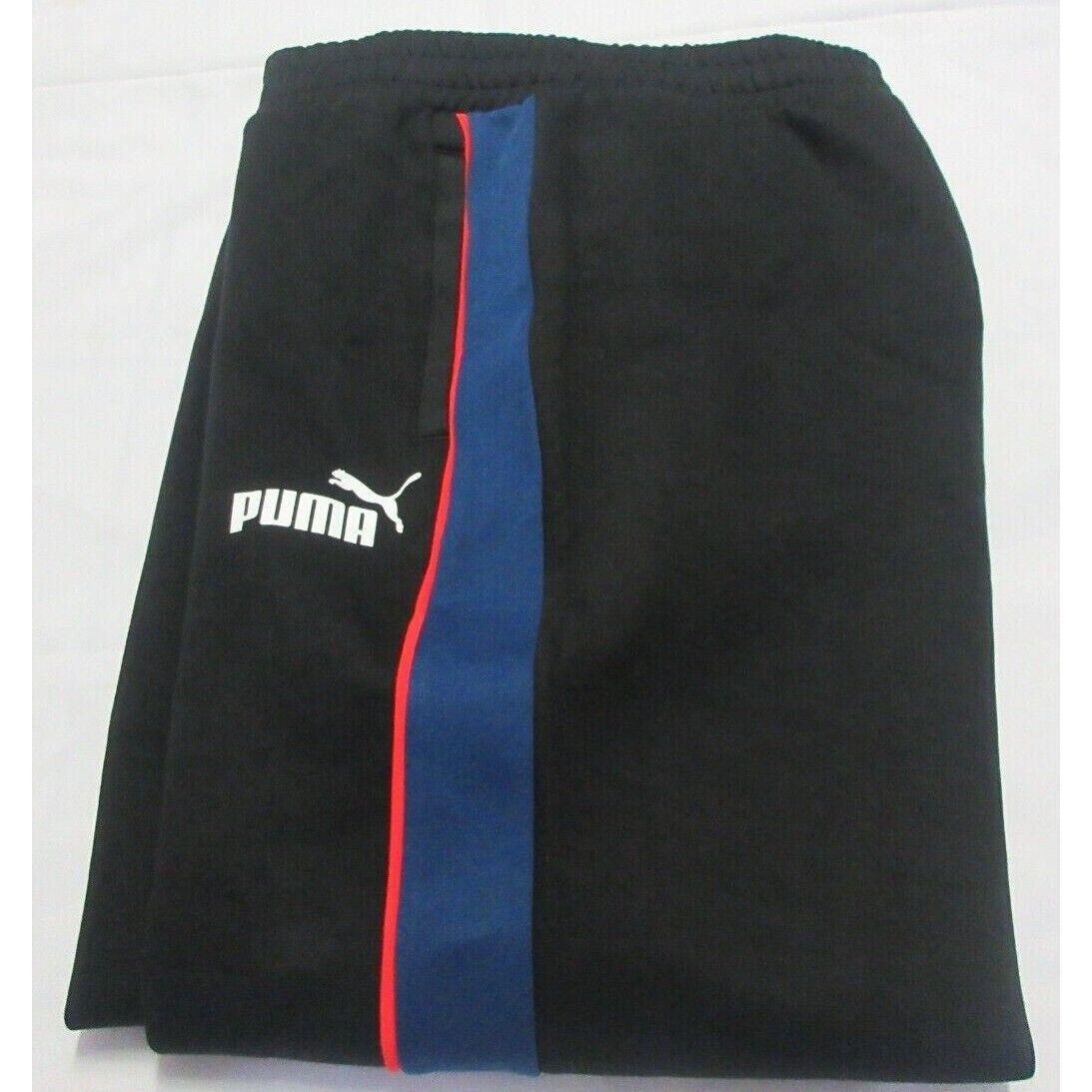 Puma Men`s Bmw Motorsport Mms Sds Black Fleece Sweatpants Size XL