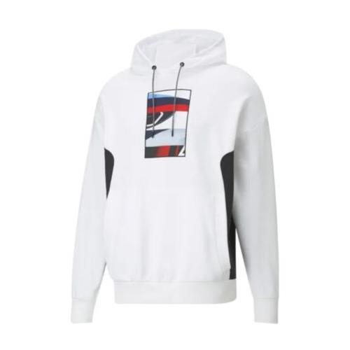 Puma Bmw M Motorsport Street Men`s Hoodie White XL