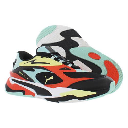 Puma Rs Fast Fr Mens Shoes Size 11 Color: Black/eggshell/blue/yellow