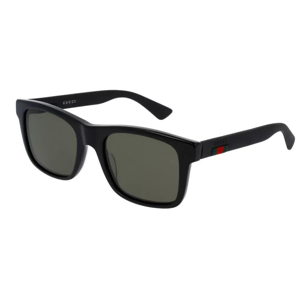 Gucci GG0008S 002 Black- Grey Polarized Men`s Sunglasses 53MM