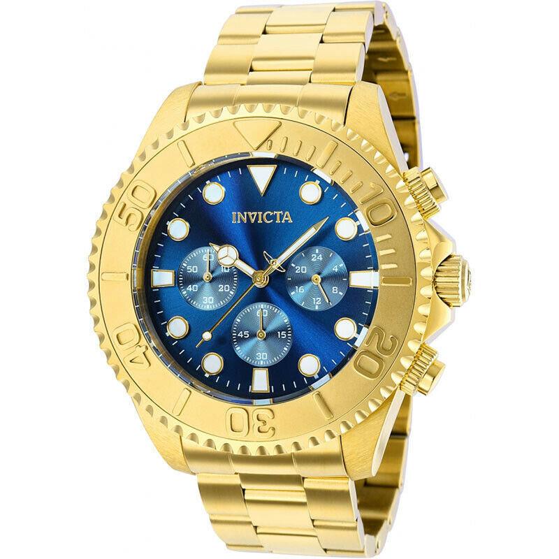 Invicta 36974 Men`s Pro Diver Quartz Watch with Stainless Steel Strap Gold