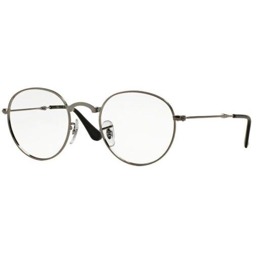 Ray Ban Designer Folding Eye Glasses RX3532V-2502-47 mm in Gunmetal Silver Black