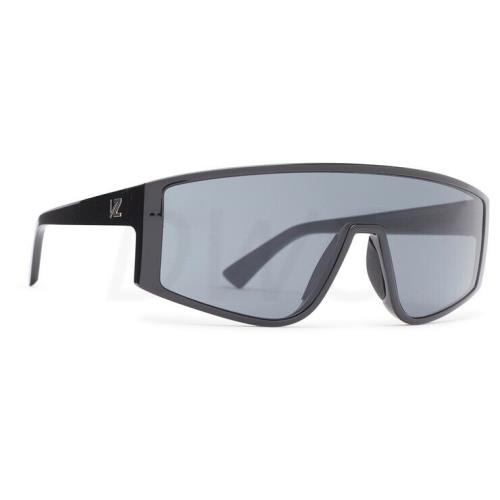 Von Zipper Hyperbang Sunglasses - Black Gloss / Grey Lens AZYEY00120-BKG