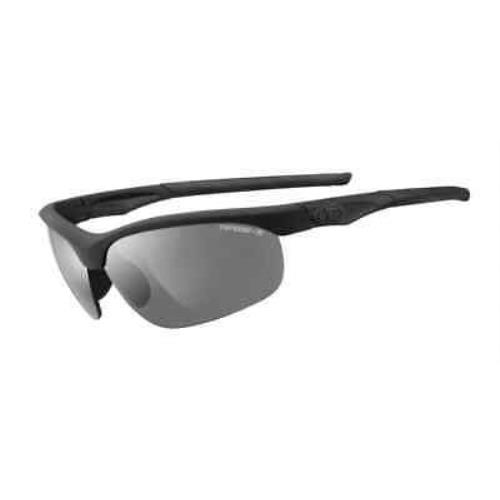 Tifosi Eyewear Z87.1 Veloce Tactical Matte Black Sunglasses 1041000170 - Black Frame, Smoke Lens