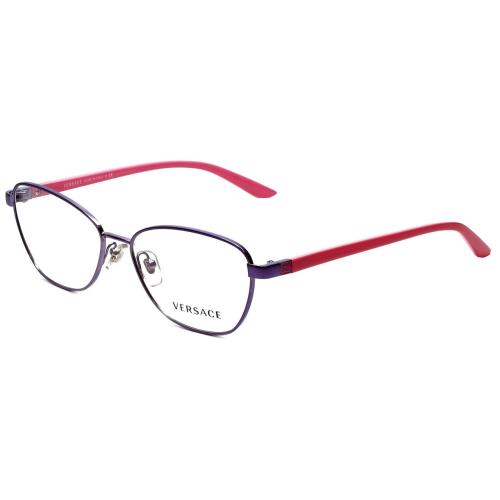 Versace Designer Metal Reading Glasses 1221-1347-54 mm Purple Pink Choose Power