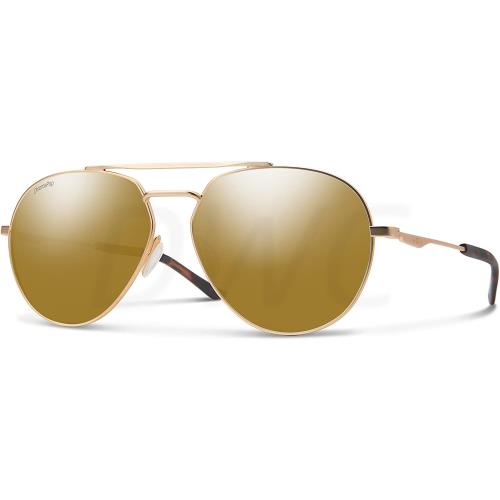 Smith Optics 60-14-145 Matte Rose Gold W/bronze Mirror Chromapop Sunglasses
