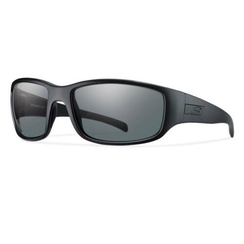 Smith Optic Prospect Elite Unisex Wrap Designer Sunglasses Black Grey Lens 60mm