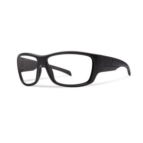 Smith Optics Frontman Elite Designer Glasses Black Clear Ansi Impact Rated Lens
