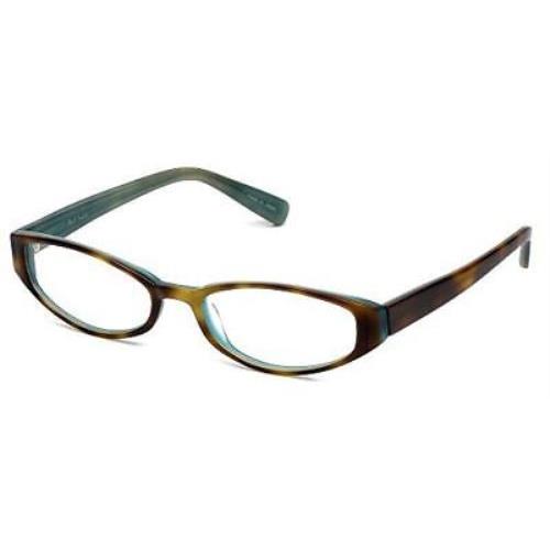 Paul Smith Designer Eyeglasses Frame PS281 in Demi Tortoise Aqua 51 mm Demo Lens
