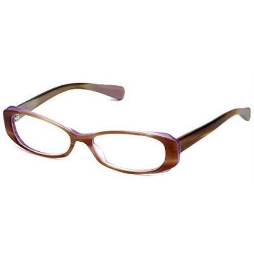 Paul Smith Designer Eyeglasses PS405-SYCLV in Brown Horn Purple 51mm Demo Lens
