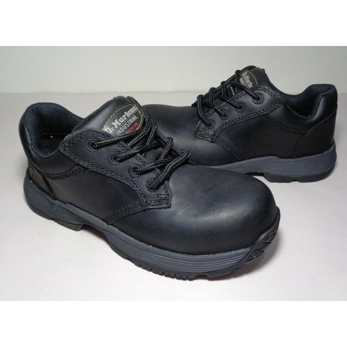 Dr. Martens Size 7 M Linnet SD Black Steel Toe Men`s Safety Work Shoes