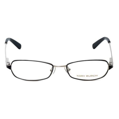 Tory Burch Designer Reading Glasses TY1024-384 in Black Silver 50mm - Black, Frame: , Lens:
